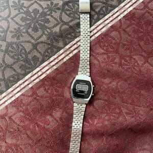 Silver Digital Watch